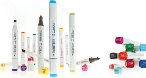 Miniatura 36 de Copic Marcador de alcohol clásico de doble punta, W6-Copic, gris cálido Gris cálido 6
