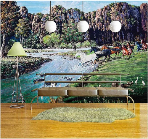 Miniatura 9 de wall26 - Mural adhesivo decorativo para pared (tamaño grande), WMR-WP-X-DD51-66x24x4