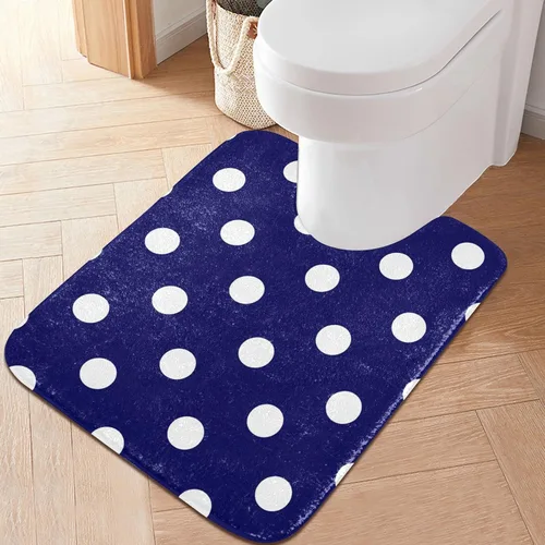 Miniatura 37 de Tapete de baño a cuadros negros y morados, suave, absorbente, lavable, tapete de baño para suelo de baño, tapete de baño antideslizante para baño