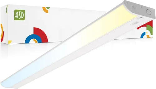 Miniatura 18 de ASD Iluminación LED para debajo del gabinete, 9 pulgadas, 3 W, 202 LM, luces regulables cableadas para debajo del gabinete para cocina, 3000 K