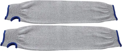 Ipetboom Cut Resistant Arm Sleeves 1 Pair, High Abrasion-resistant Thick Breathable Forearm Protection Covers for Men Women, Industrial Safety Arm