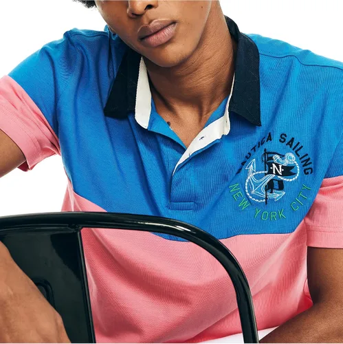 Miniatura 3 de Nautica Polo de rayas rugby de ajuste relajado para hombre