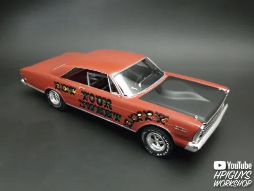 Miniatura 6 de AMT 1966 Ford Galaxie Sweet Bippy - Kit de modelo a escala 1:25