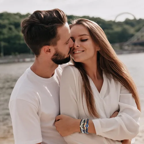 Miniatura 8 de Long tiantian Pulseras para mujer, pulseras bohemias modernas con corazón, joyería con cierre de puño, multicapa, pulseras de cuero para mujer