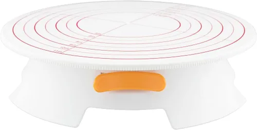 Miniatura 13 de Restaurantware Pastry Tek - Tocadiscos para tartas de 12 pulgadas, 1 soporte giratorio resistente para tartas, base antideslizante con interruptor