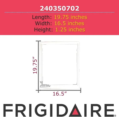 Miniatura 3 de Frigidaire 240350702 cubierta para charola contenedora de heladera