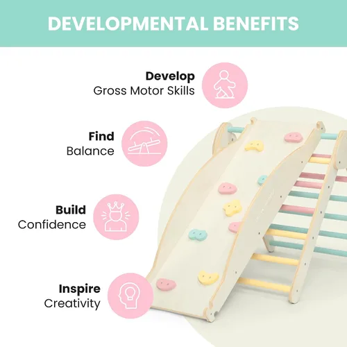 Miniatura 3 de Delta Children Lil' Climber Gym - Gimnasio de escalada en interiores / gimnasio de la jungla para niños - Juguete Montessori con arco