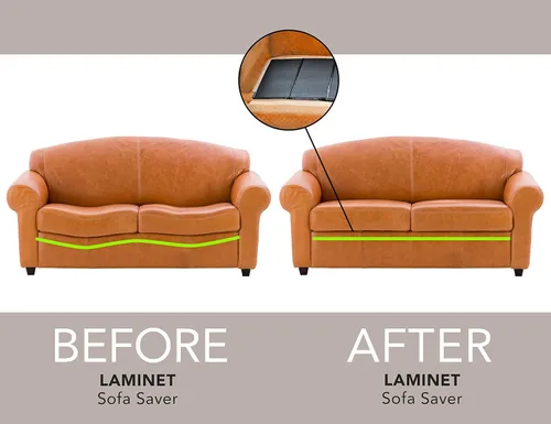 Miniatura 5 de LAMINET Deluxe Ajustable Salvador de Asientos Hundidos de Muebles - Sillón/Reclinable - 17" L x 22" A