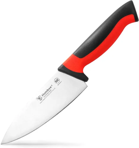 Miniatura 32 de Cuchillo de chef de 12 pulgadas, hoja de acero inoxidable de alto carbono certificada NSF – Mango ergonómico codificado por colores, cuchillo
