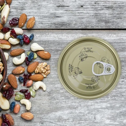 Miniatura 4 de Luxshiny Paquete de 12 latas redondas de hojalata de grado alimenticio con tapas, 3.66 x 3.66 x 1.65 pulgadas, almacenamiento hermético