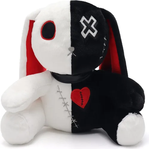 Miniatura 11 de Conejo Gótico de Peluche Conejo de Pascua de Peluche Horror Conejo de Peluche Siniestro Conejo de Peluche Loco Juguetes de Peluche