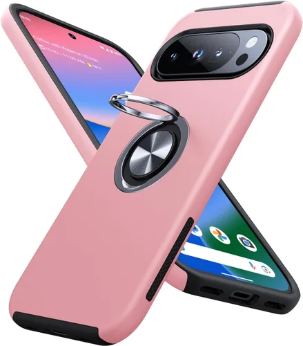Miniatura 55 de JAME Funda para Google Pixel 7 Pro, Funda de Ajuste Delgado para Pixel 7 Pro con Soporte de Anillo Kickstand