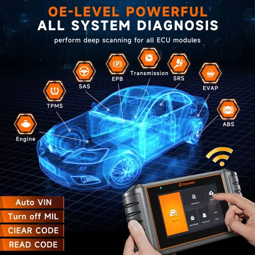 Miniatura 7 de Escáner FOXWELL OBD2 NT726 y FOXWELL BT705 12V 24V Probador de batería de coche 2022