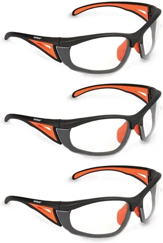 Miniatura 5 de J. J. Keller & Associates, Inc. SAFEGEAR - Paquete de 3 lentes de seguridad, compatibles con ANSI Z87.1, protección UV, ligeros