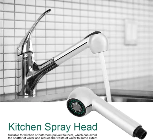 Miniatura 3 de Cabezal de rociador extraíble, fregadero de cocina grifo de repuesto boquilla de grifo de baño ducha rociador piezas de repuesto