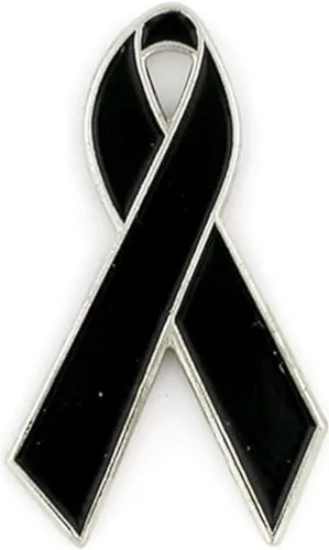 Miniatura 40 de PinMart Awareness - Pin de solapa esmaltado – Pin de cinta chapado en níquel y oro – Cinta de prevención y conciencia – Broche de joyería con parte