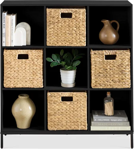 Miniatura 17 de Best Choice Products Estantería para niños con 6 cubos, organizador de almacenamiento, estante de 11 pulgadas, estantería, almacenamiento para Salvia