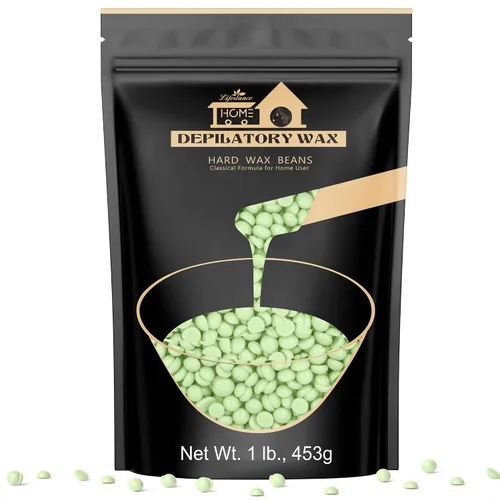 Miniatura 17 de 1 libra de granos de cera dura, kit de cera en perlas de Lifestance para depilación de cera dura para cabello fino y delgado, piel sensible, perlas