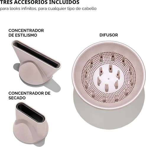 Miniatura 2 de T3 LuxeDry Set de Secador de Pelo de Alto Rendimiento con Concentrador de Secado, Concentrador de Estilo y Accesorios Difusores Secado
