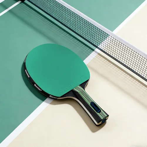 Miniatura 7 de Senston Paletas de ping pong para entretenimiento o competición - Juego de paletas de ping pong con velocidad avanzada, control Verde