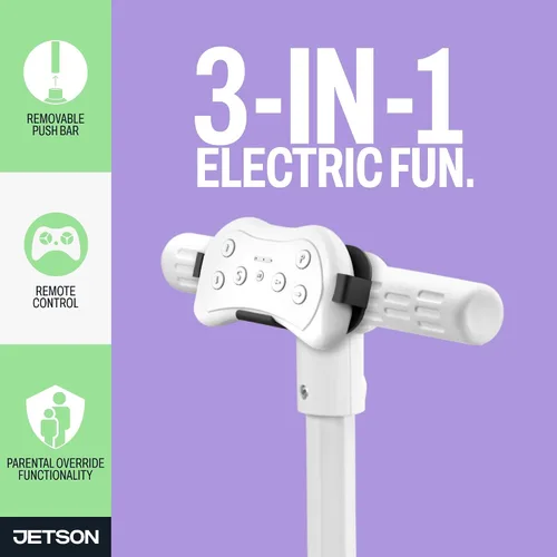 Miniatura 4 de Jetson Mako Niños Coche Eléctrico con Asistencia de Motor por Empuje, 3 Modos: Empuje, Conducción o Control Remoto, Velocidad Máxima de 3 mph