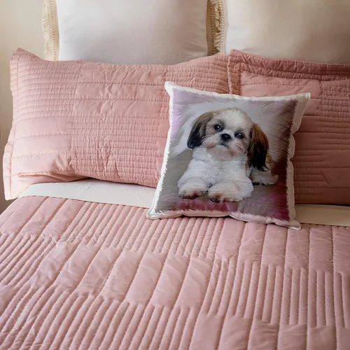 Miniatura 5 de 3dRose pc_4807_1 Funda de almohada Shih Tzu Puppy, 16 x 16