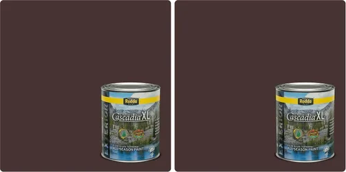 Miniatura 137 de Rodda Paint CASCADIA XL Pintura e imprimación satinada exterior en uno, cuarto de galón, pimienta de Jamaica