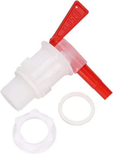 Grifo de cubo de cerveza Espita de embotellado de plástico rojo para cerveza fermentador de elaboración de cerveza Cubo de embotellado