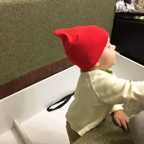 Miniatura 5 de DRESHOW BQUBO - Gorro unisex para bebé, gorro para niños pequeños, gorro de punto suave y lindo gorro para guardería