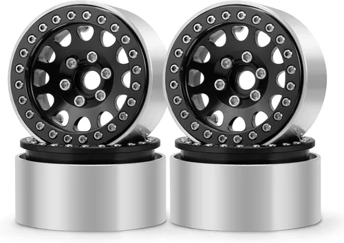 RCLIONS Aluminio 1.9 Beadlock Ruedas Llantas para Axial SCX10 II AXI03007 TRX4 Gen8 Gen7 1/10th RC Crawler Car Upgrade Parts