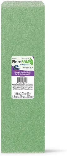 Miniatura 9 de FloraCraft FloraFōM Bloque de 2 pulgadas x 3.9 pulgadas x 7.75 pulgadas, color verde