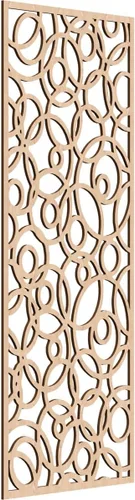 Miniatura 61 de Latrobe Paneles de pared decorativos de madera con calado, 9 3/8 pulgadas de ancho x 24 3/8 pulgadas de alto x 3/8 de alto, roble rojo rojo (Red Oak)