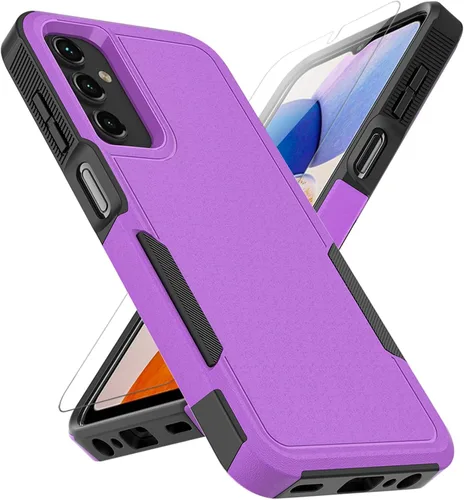Miniatura 12 de Funda para Samsung Galaxy A15 5G: Funda protectora de doble capa resistente de servicio pesado para teléfono celular a prueba de golpes rugosa