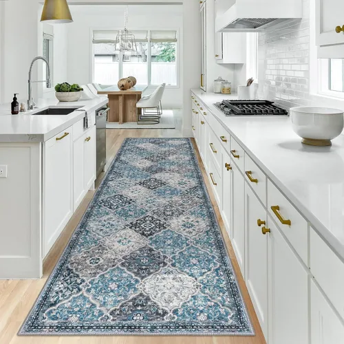 Miniatura 64 de KILOCOCO Alfombra de Pasillo 2x6, Alfombra de Pasillo Marroquí Súper Suave Lavable para Pasillo de Entrada, Alfombra de Cocina de Pasillo de Lana