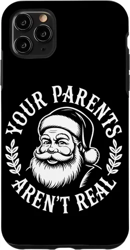 Miniatura 13 de Your Parents Aren’t Real Santa Humor Holiday Festive Cartoon Case for iPhone XR