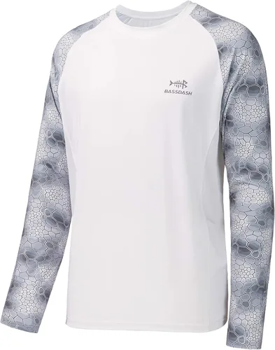 Miniatura 12 de Bassdash UPF 50 Camiseta de pesca para hombre con camuflaje, manga larga, sudadera de secado rápido