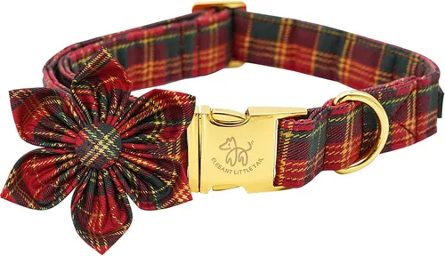 Miniatura 17 de Elegant little tail Collar de perro de San Patricio con flor, collares de perro con flores, trébol verde, regalo para mascotas, collares ajustables