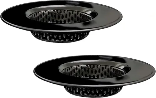 Miniatura 7 de Seatery Colador de drenaje pequeño de 1.25 pulgadas, colador de drenaje de fregadero, colador de fregadero de baño, 2 cestas de malla de drenaje