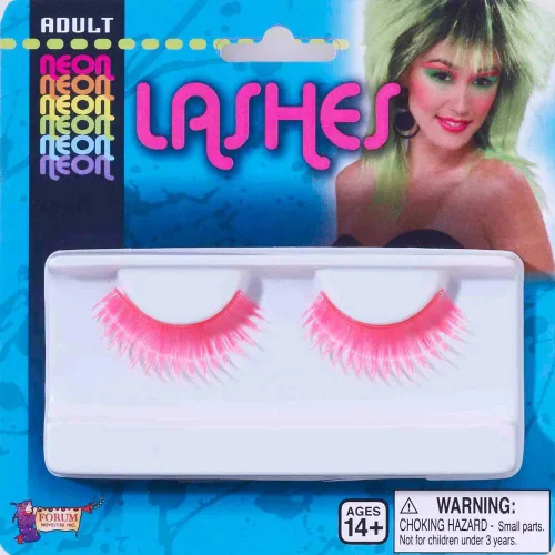 Miniatura 4 de Forum Novelties Pestañas de ojos neón para adultos, color morado Púrpura