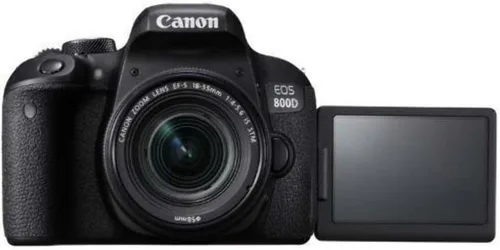 Miniatura 2 de Canon EOS 800D Digital SLR con 18-55 es modelo internacional negro de lente STM