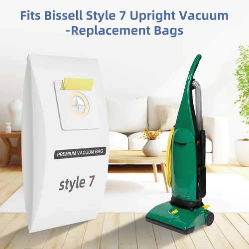 Miniatura 4 de Paquete de 12 bolsas de vacío estilo 7 compatibles con Bissell PowerForce 32120 1739 3522 3525 71Y7 PowerGlide 3545 Plus 3350 3550 3553 Lift-Off