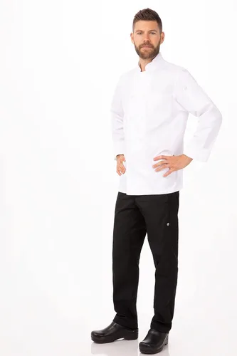 Miniatura 4 de Chef Works Le Mans - Abrigo de chef para hombre