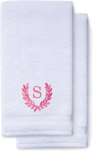 Miniatura 187 de Toallas de mano decorativas y con monograma para baño, cocina, maquillaje Regalo personalizado para boda-nupcial Toalla turca de lujo
