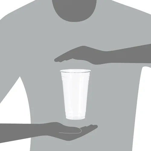 Miniatura 4 de SOLO Cup Company TD24 PETE vasos transparentes, para bebidas frías, 24 onzas, 50 por funda (caja de 12 fundas)