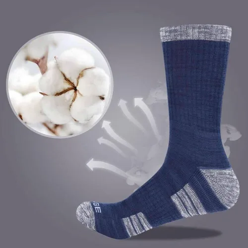 Miniatura 2 de YUEDGE Calcetines de senderismo para hombre, absorben la humedad, acolchados, atléticos, calcetines acolchados para botas de trabajo para hombres