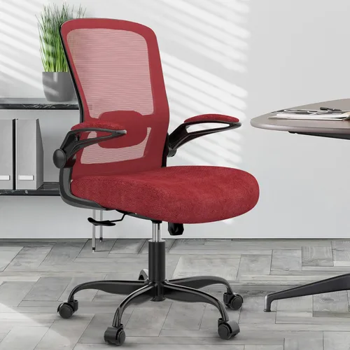 Miniatura 8 de Silla de Oficina Mimoglad, Silla de Escritorio Ergonómica con Soporte Lumbar Ajustable, Silla de Computadora de Malla de Respaldo Alto