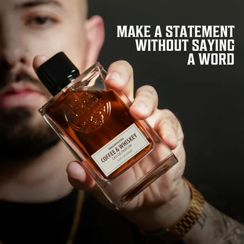 Miniatura 3 de Viking Revolution Colonia de café y whisky para hombre, Eau de Parfum, perfume terroso con notas de café tostado, whisky envejecido, sándalo, cedro