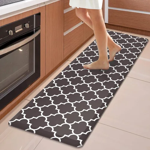 Miniatura 13 de WISELIFE - Tapete antifatiga para piso de 4/5 pulgadas, tapete de cocina antideslizante, impermeable, resistente, ergonómico, cómodo, duradero