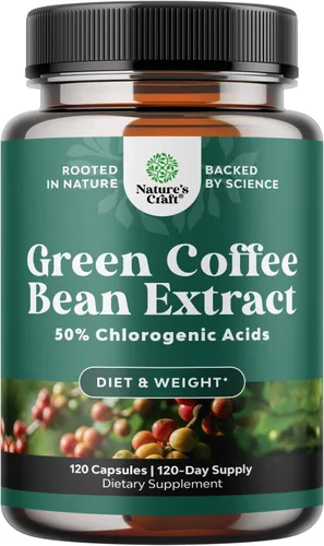 Miniatura 9 de Extracto de grano de café verde puro, extracto de café verde súper energizante con 50% de ácido clorogénico para antioxidante, salud cardíaca