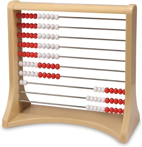 Miniatura 3 de Learning Resources Marco de conteo Rekenrek de 10 filas, ábaco para niños, juguete de conteo para niños, matemáticas, escuela en casa, a partir de 5